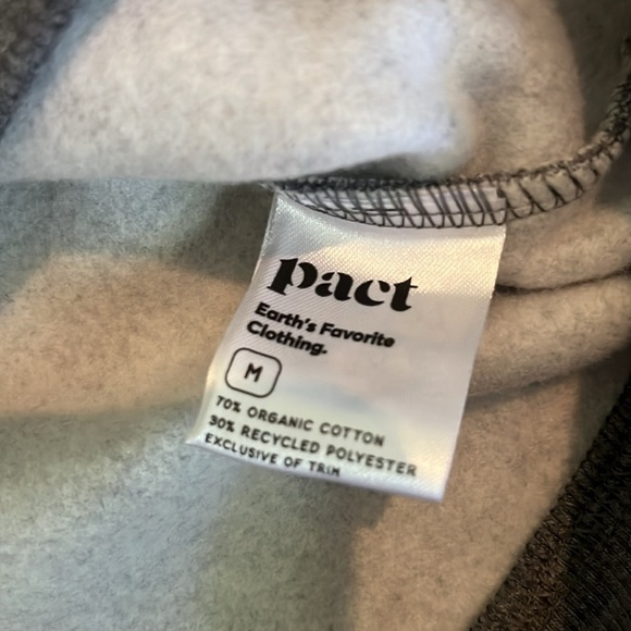 Pact Gray Boxy Long Sleeve Sweatshirt - Picture 8 of 10